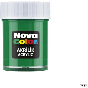 Nova Color Şişe Akrilik Boya 30 cc Yeşil NC-172