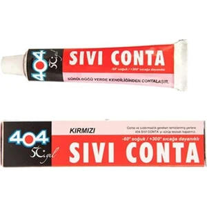 Kırmızı 404 Sıvı Conta 80 gr