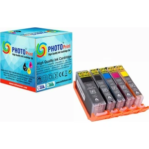 Pixma TS6151 PGI-580XL-CLI-581XL 5 Renk Muadil Kartuş Seti