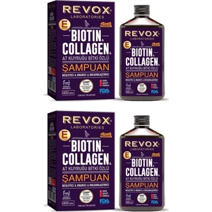 Biotin ve Collagen - At Kuyruğu Bitki Özlü Şampuan 2'li Set