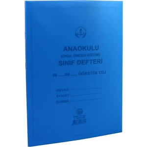 Pp Kapak Anaokulu Sınıf Defteri