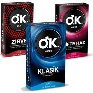 Prezervatif 3'lü Set