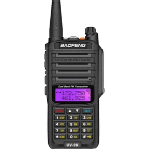 Uv-9r Çift Bant IP67 Su Geçirmez Toz Geçirmez Taşınabilir El Telsizi