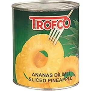 Dilimlenmiş Ananas Konserversi 850 gr