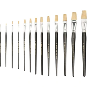 358F/20 Beyaz Doğal Kıl Düz Kesik Fırça