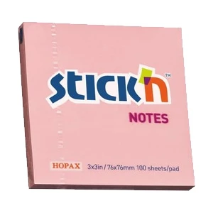 100 Yaprak Stickn Eco Notes Note Kağıdı Pastel Pembe 76 x 51 mm