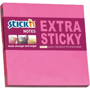 76 x 76 Stickn Extra Yapışkanlı Neon Pembe 90 Yaprak Not Kağıdı