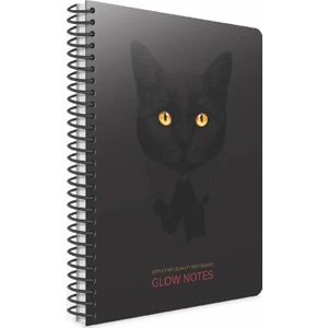 Glow Notes 120 Yaprak Spiralli Sert Kapaklı Defter 17 x 24 cm