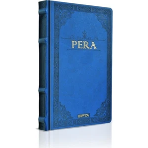Pera İp Dikiş Deri Kapak Defter 120 Yaprak 13 x 21 cm