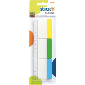 Stickn 38X50 3 Renk 30 Yaprak Cetvelli Film Ayracı
