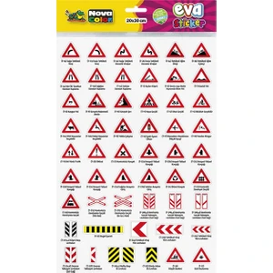 Nova Color NC-693 Trafik İşaretleri 1 Sticker Eva