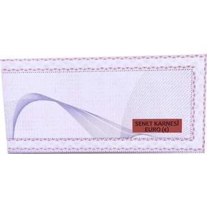 Ofis Ostim Euro 50 Yaprak Senet Karnesi