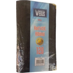 V-120A 120 Li Suni Deri Kartvizitlik Albümü