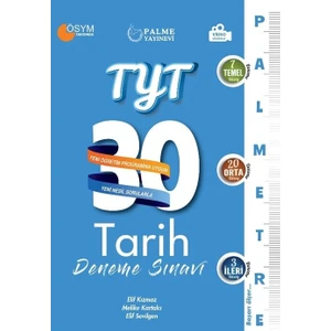 Palme Yayıncılık TYT 30 Tarih Deneme Sınavı