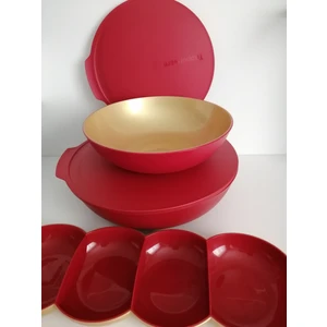 Berak Set Kırmızı Gold