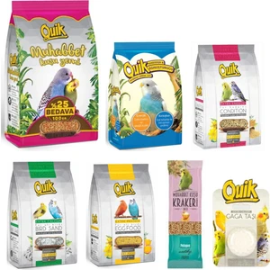 Muhabbet Kuşu Yemi ve Besin Paketi