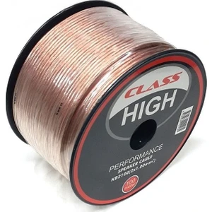 Elektrik Kablosu/ Hoparlör  Kablosu   2x1.0 mm Bakır 5 Metre  Class  KB-2100