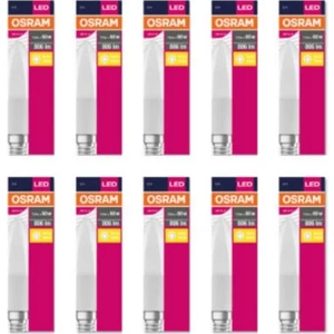 Led Value 7W Sarı Işık E-14 806lm Ampul 10 lu Paket