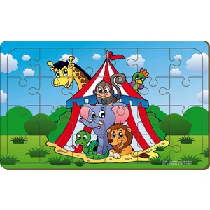 Sirk 24 Parça Ahşap Puzzle