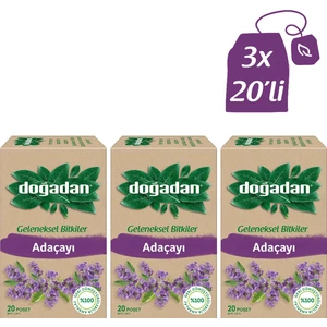 Şifalı Bitkiler Adaçayı 20’li Bardak Poşet x 3