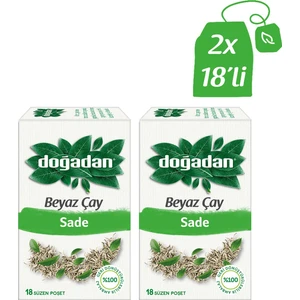 Beyaz Çay 18’Li Bardak Poşet X 2 Adet