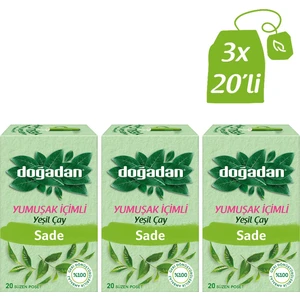 Yeşil Çay Yumuşak Içimli 20’li Bardak Poşet x 3
