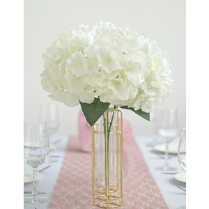 Yapay Çiçek Ortanca Demeti Beyaz 5 Kafalı Büyük Boy 43 cm