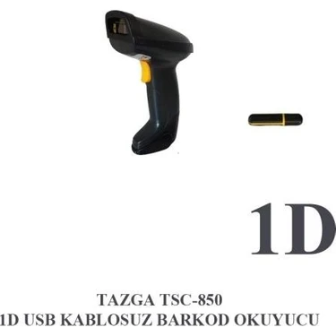 Tazga TSC-850 Lazer 1d Kablosuz Barkod Okuyucu Fiyatı