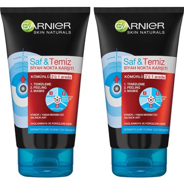 Garnier Saf Temiz Siyah Nokta Karsiti Komurlu 3 U 1 Arada Fiyati