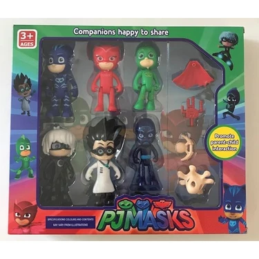 Pj Masks Pjmasks 10'lu Pijamaskeliler Figür