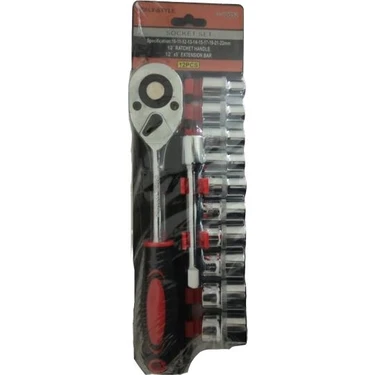 Italy Style Lokma Takımı Seti 12 Parça 1/2" Cırcır Uzatma