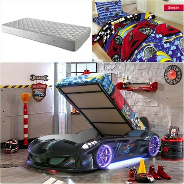 setay jaguar full ledli koltuklu bazali arabali yatak siyah fiyati setay jaguar full ledli koltuklu bazali arabali yatak siyah fiyati