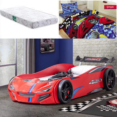 Setay Merso Ruzgarlikli Arabali Yatak Kirmizi 1 Adet Fiyati