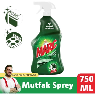 Marc Mutfak Temizleyici Yağ Çözücü Sprey 750