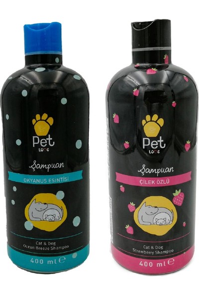 Pet Love Çilek Özlü Kedi ve Köpek Şampuanı 400 ml