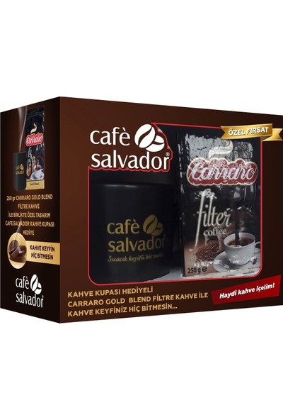 Cafe Salvador Carraro Gold Blend Filtre Kahve 250 gr