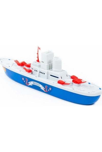 Polesie Oyuncak 56405 Cesur Kruvazör Gemi Tekne Eğitici 46 cm
