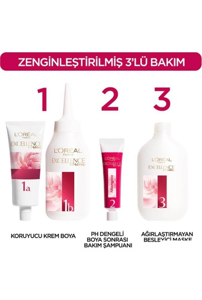 Loreal Paris Excellence Creme Saç Boyası 6.32 Altın Açık Kahve