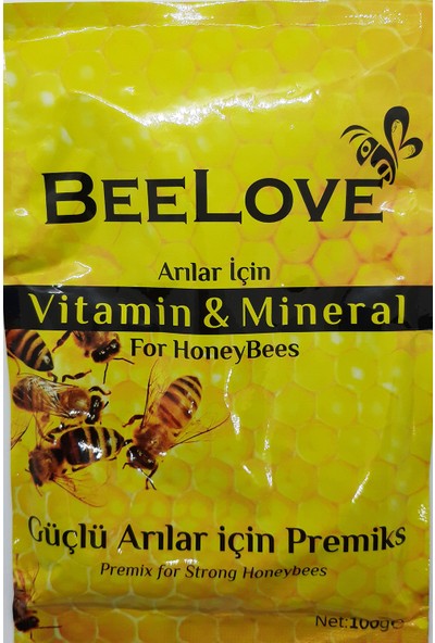 Beelove 10 Paket Atarlar Arıcılık Beelove Arılar Için Vitamin ve Mineral 100 G