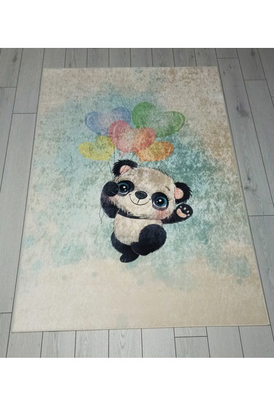 Boldy Balonlu Panda Çocuk Halısı