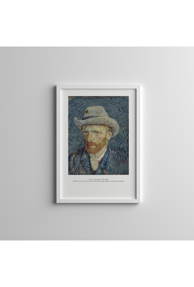 Gian Decor Dekoratif Van Gogh Otoportre Çerçeveli Tablo