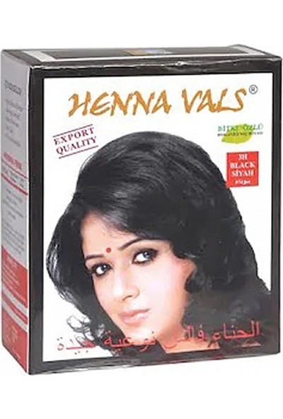 Henna Vals 5 Li Siyah Hint Kınası