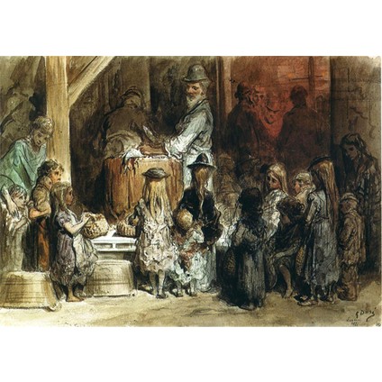 Suluboya Küçük Çocuk Kanvas Tablo