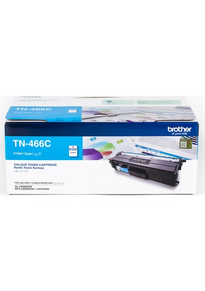 TN-466C Mavi Toner (6500 Sayfa)