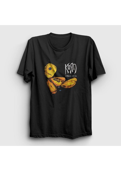 Unisex Siyah Issues Korn T-Shirt