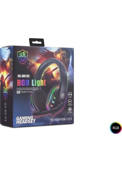 GM103 Mikrofonlu Pc Oyun Kulaklığı modelleri