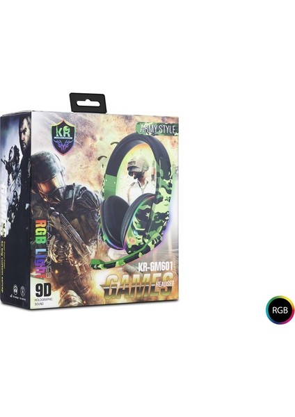 GM601 Mikrofonlu Pc Oyun Kulaklığı modelleri