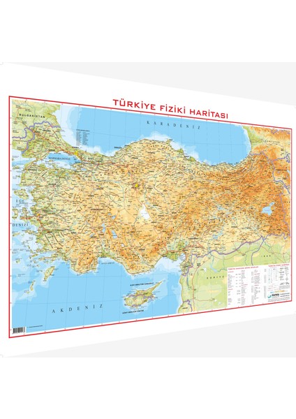 Türkiye Fiziki 70 x 100 cm fiyatları