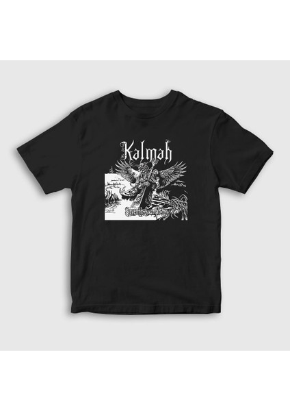 Unisex Çocuk Siyah Seventh Kalmah T-Shirt