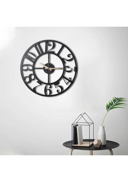 Metal Duvar Saati Circle